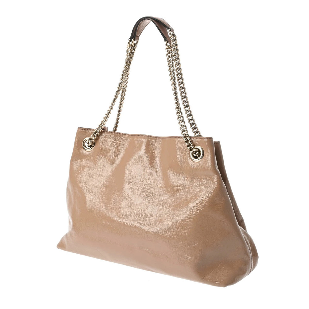 Gucci Beige Soho Handbag Leather GG Interlocking